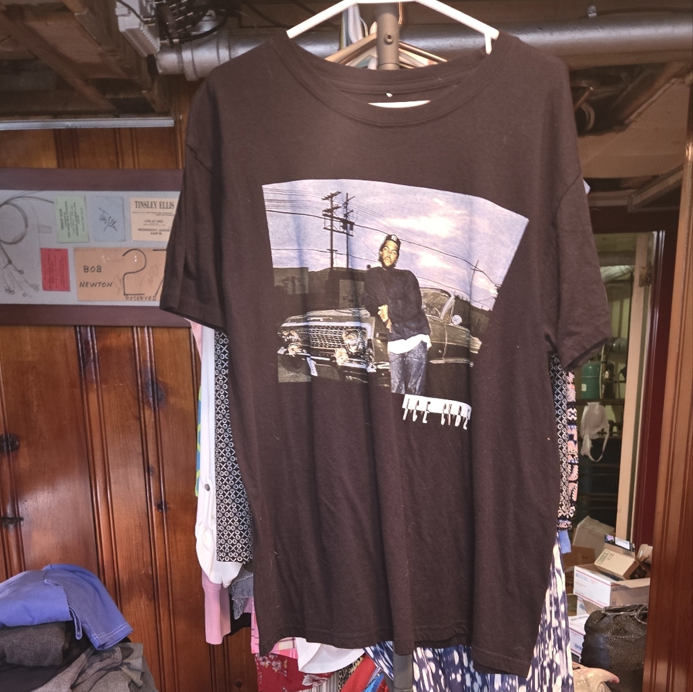 Ice Cube Black Graphic Tee Shirt Mens Size XL New Without Tags